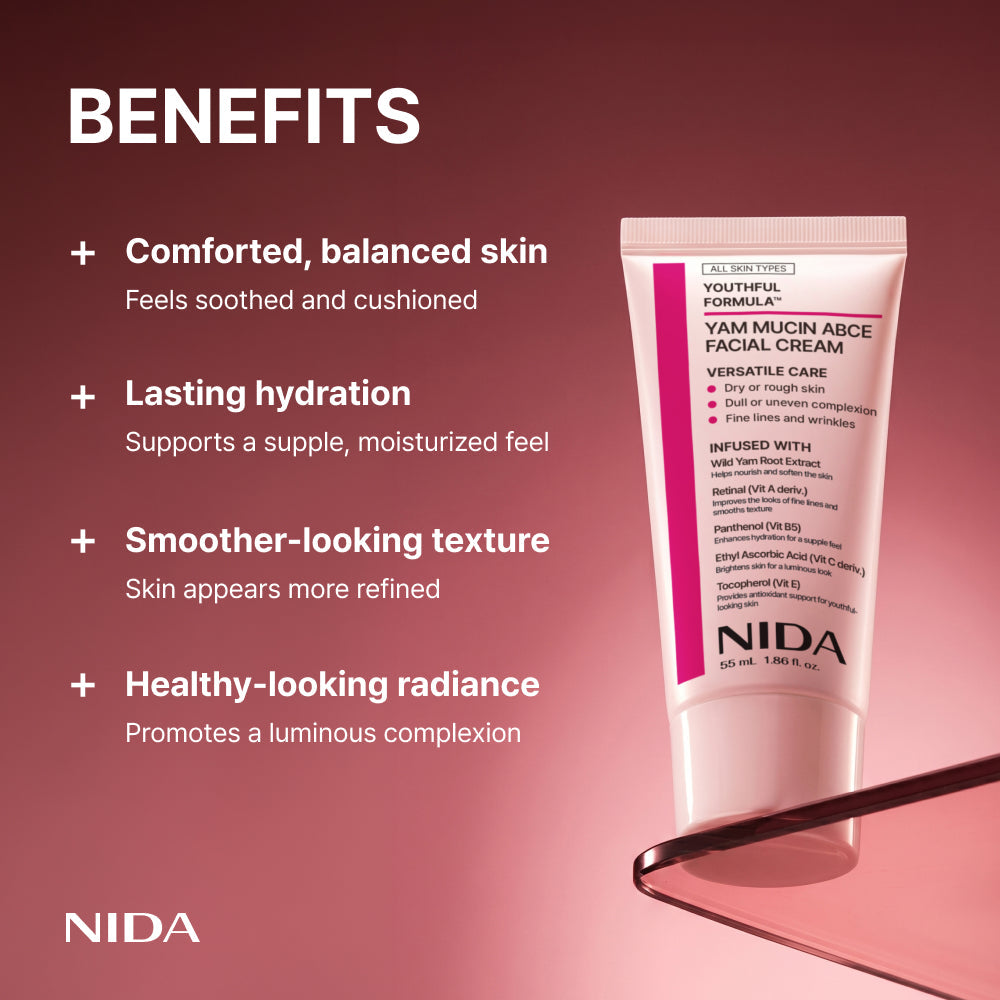 NIDA Youthful Formula™ Yam Mucin  ABCE Facial Cream