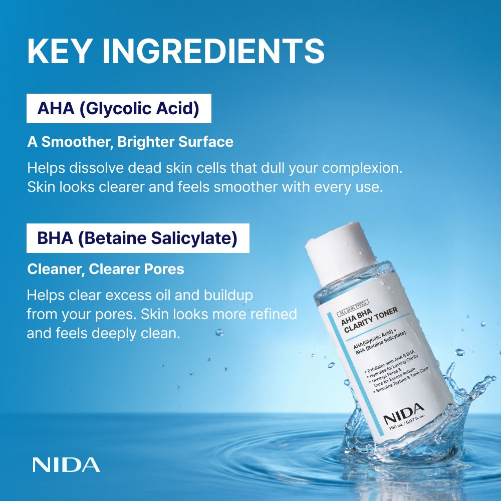 NIDA AHA BHA Clarity Toner