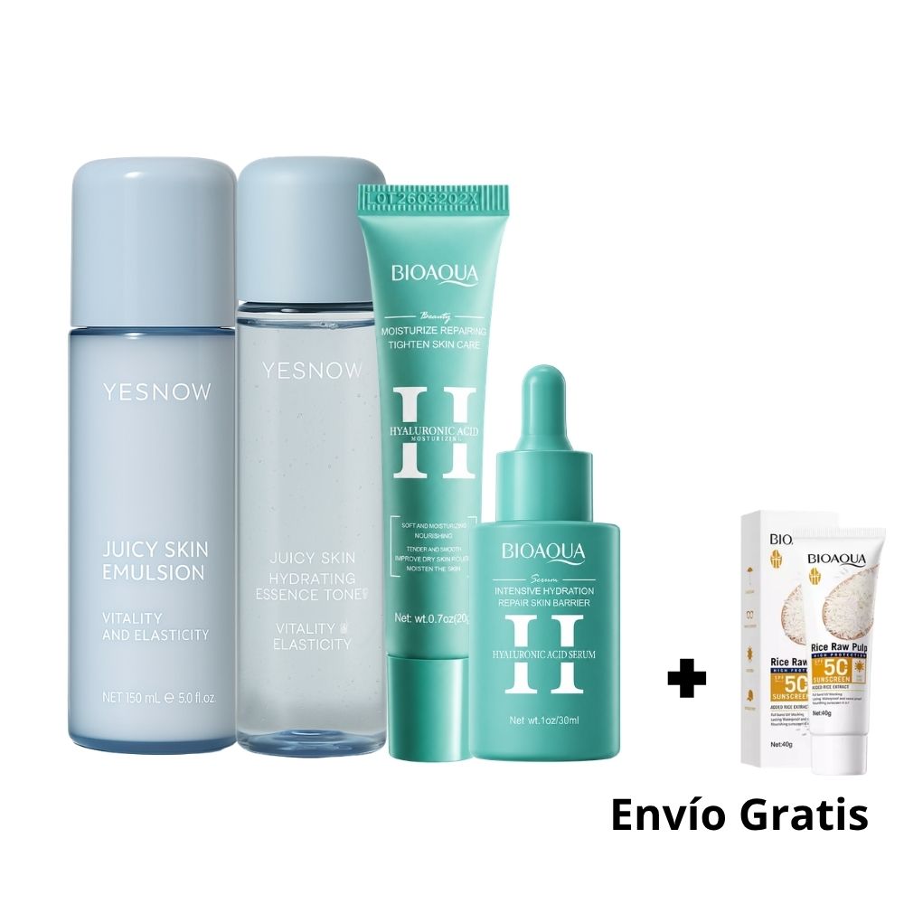 Kit juicy skin ácido hialurónico