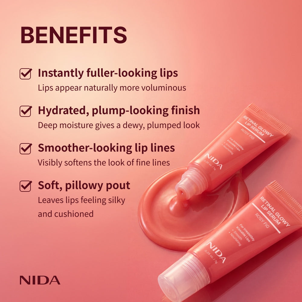 NIDA Retinol Glowy Lip Serum