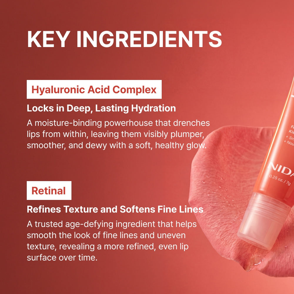 NIDA Retinol Glowy Lip Serum