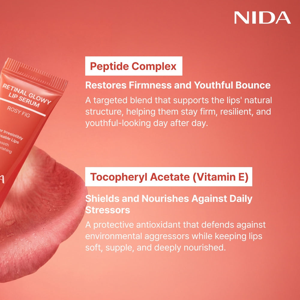 NIDA Retinol Glowy Lip Serum
