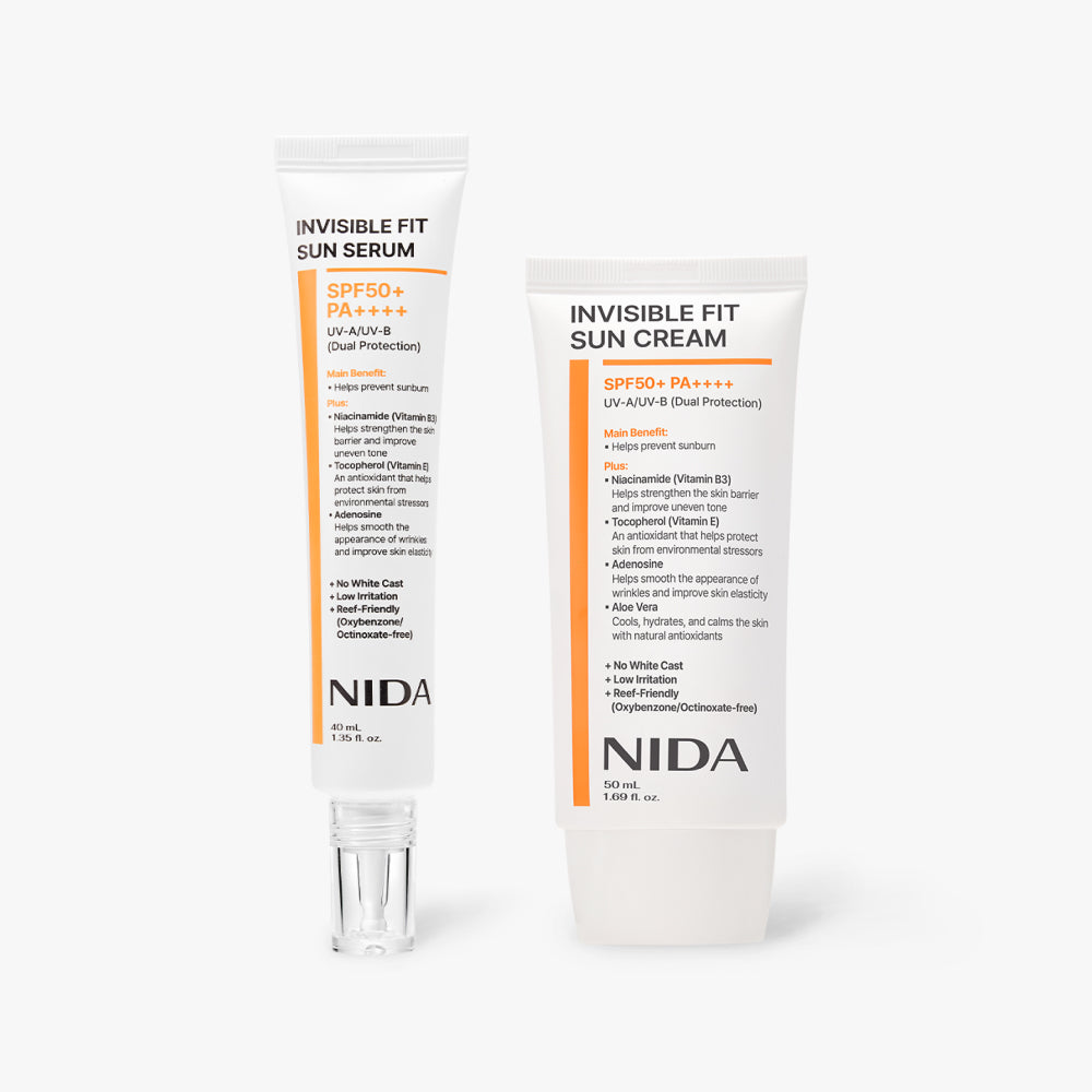 NIDA Invisible Fit Sun Duo (Serum & Cream)
