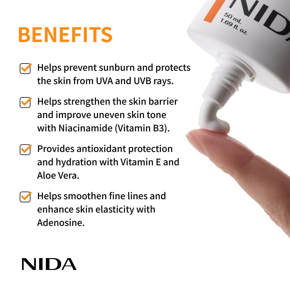 NIDA Invisible Fit Sun Cream for Face & Body