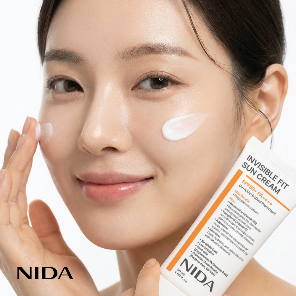 NIDA Invisible Fit Sun Cream for Face & Body