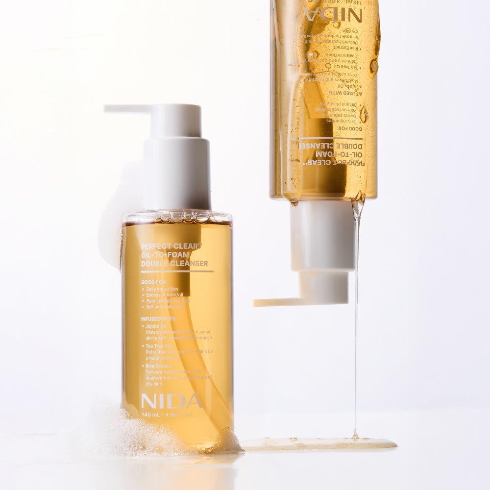 NIDA Perfect Clear™ Oil-to-Foam Double Cleanser