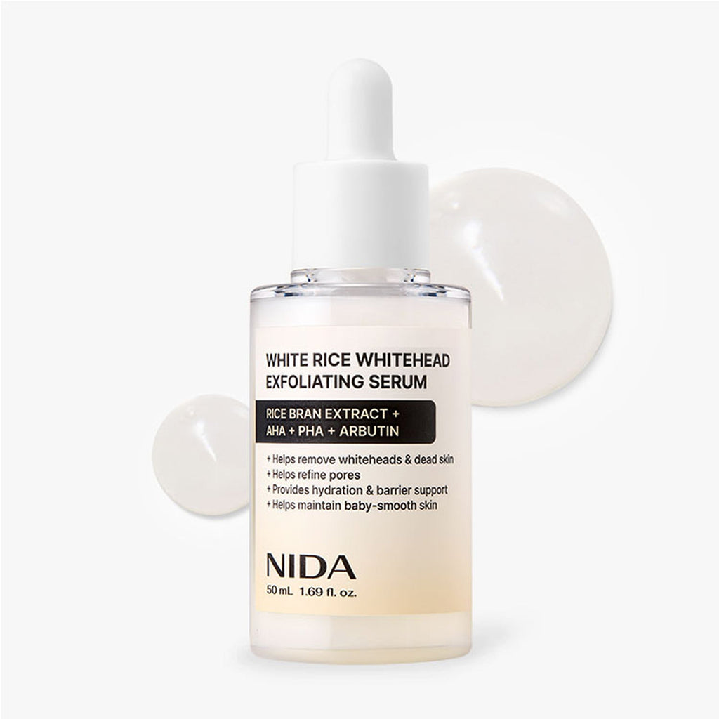 NIDA White Rice Whitehead Exfoliating Serum