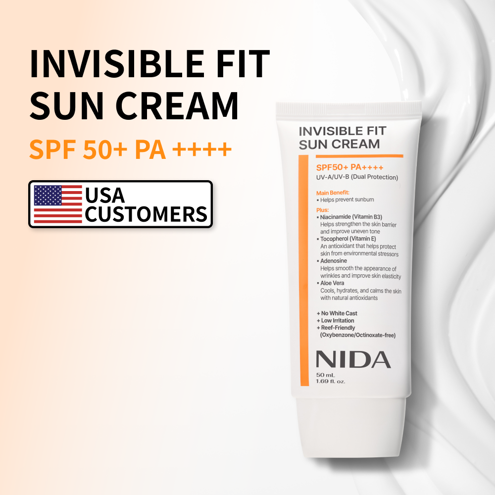 NIDA Invisible Fit Sun Cream for Face & Body