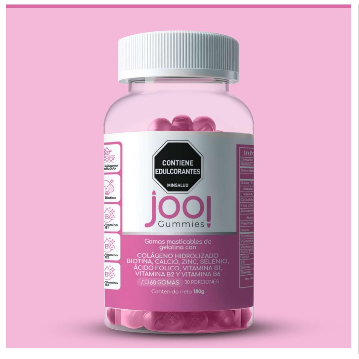 Gomas Masticables De Gelatina — Cabello, Piel Y Uñas