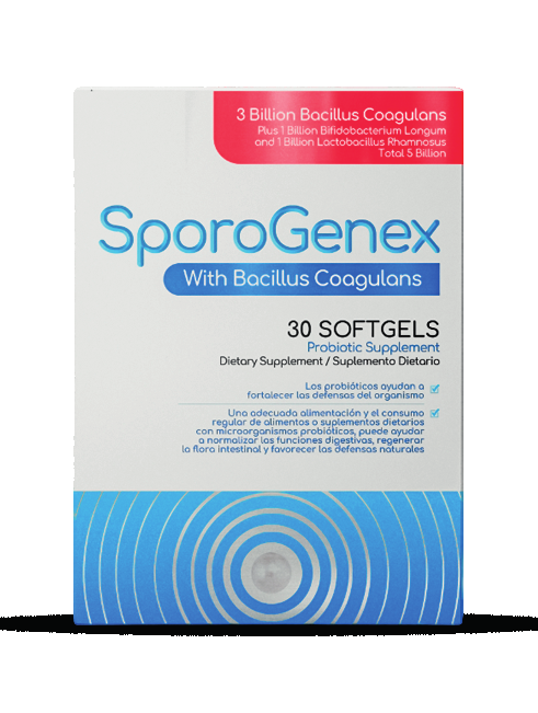 Sporogenex With Bacillus Coagulans