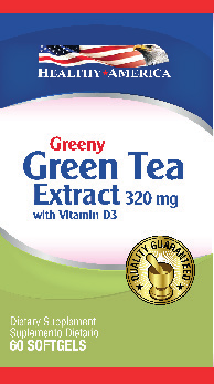 Greeny Green Tea Extract 320mg with Vitamin D3